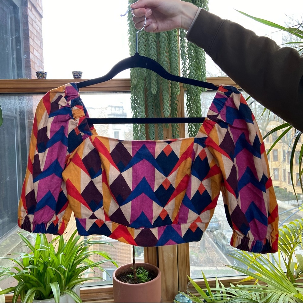 Farm rio colorful top